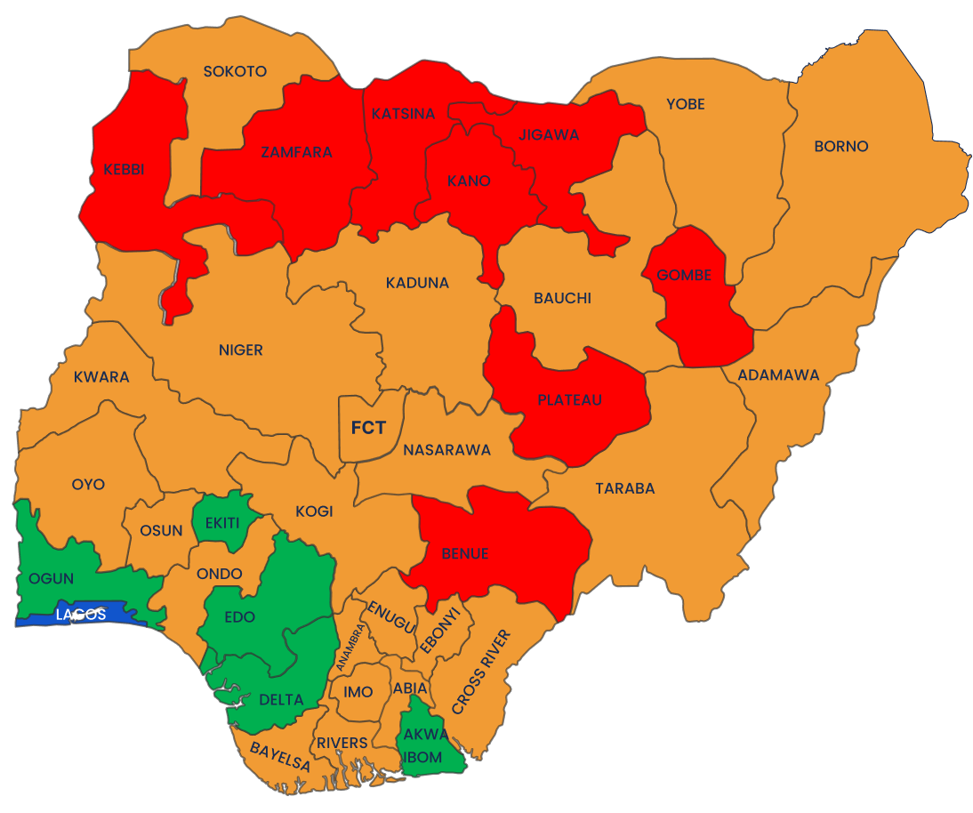 Naija Interactive Map Latest Ranked 2023